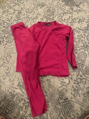 Mountain Equipment Co-op Kids Fuchsia Thermal Set